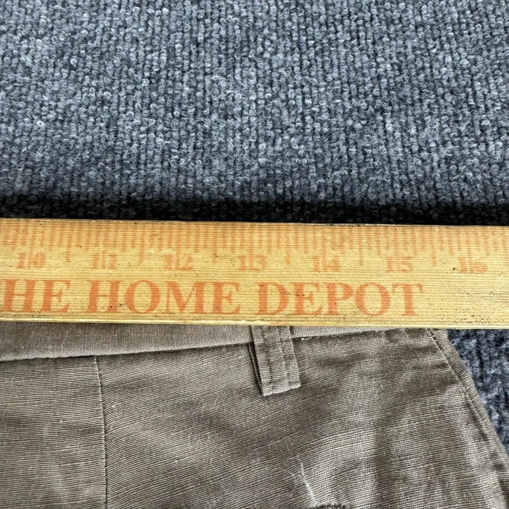 Banana Republic Gavin Pants Mens 31x30 Beige Linen Chino Straight Flat Front